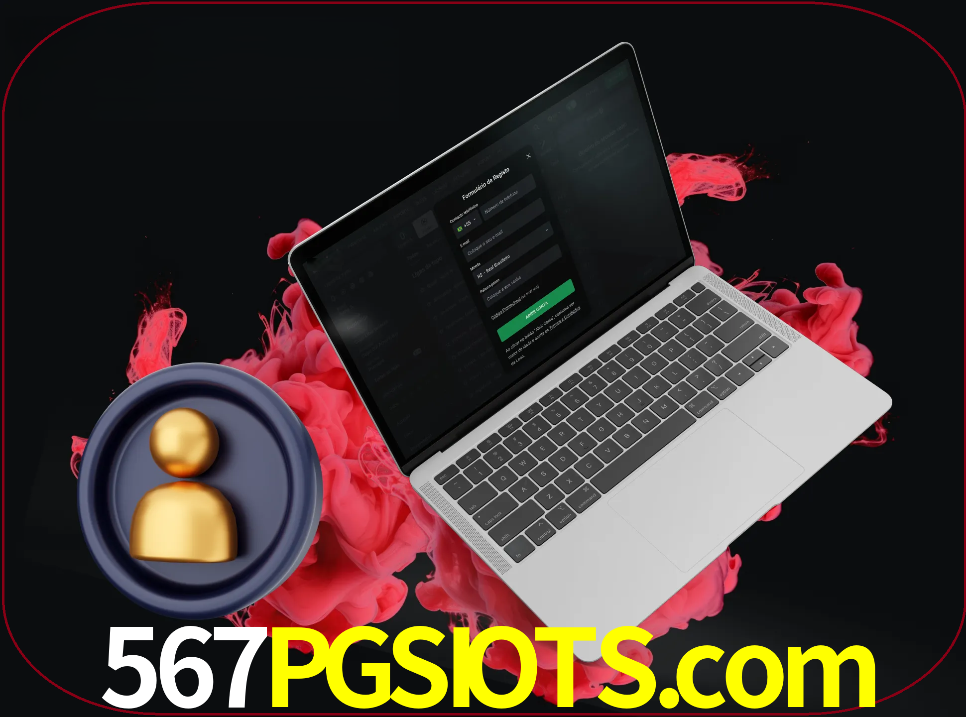 No cabeçalho do site 567pgsiots, clique no botão que o levará a um formulário especial onde terá de introduzir as suas informações actuais.