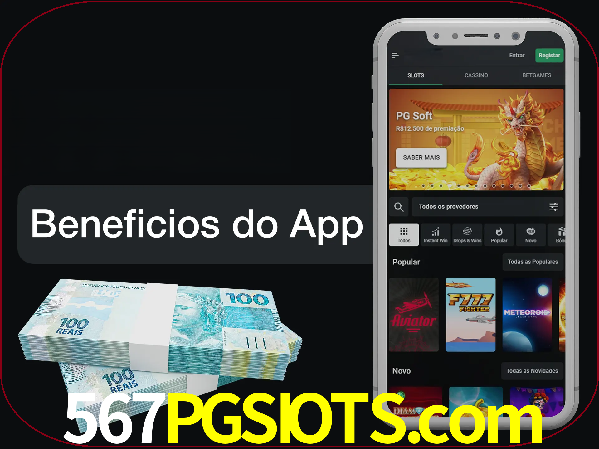 Obtenha todos os benefícios usando o aplicativo.