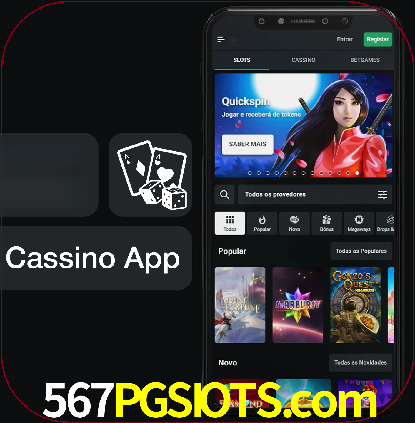 Jogue jogos de cassino e ganhe.