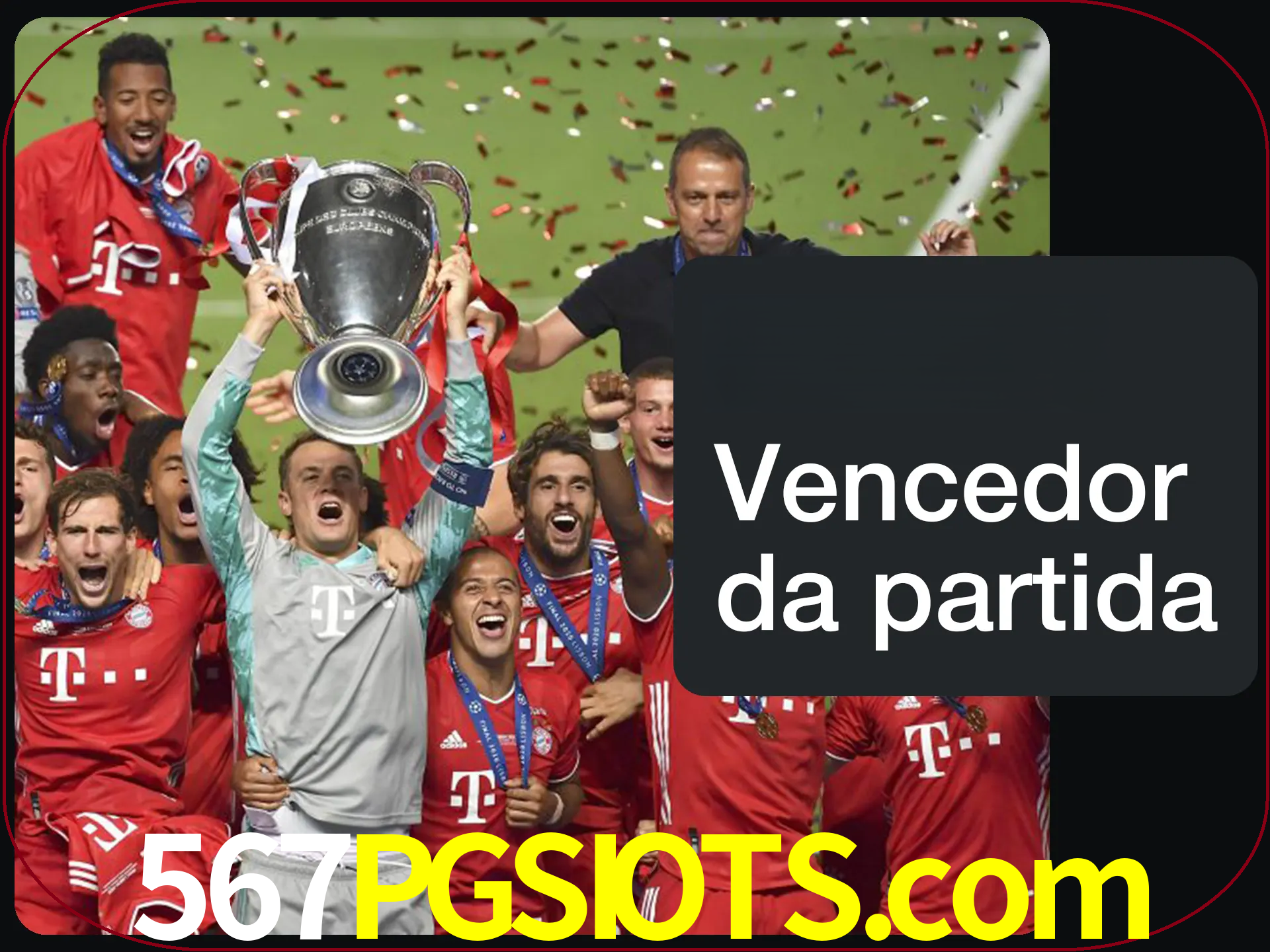 Aposte no vencedor e ganhe uma grande quantia de dinheiro.