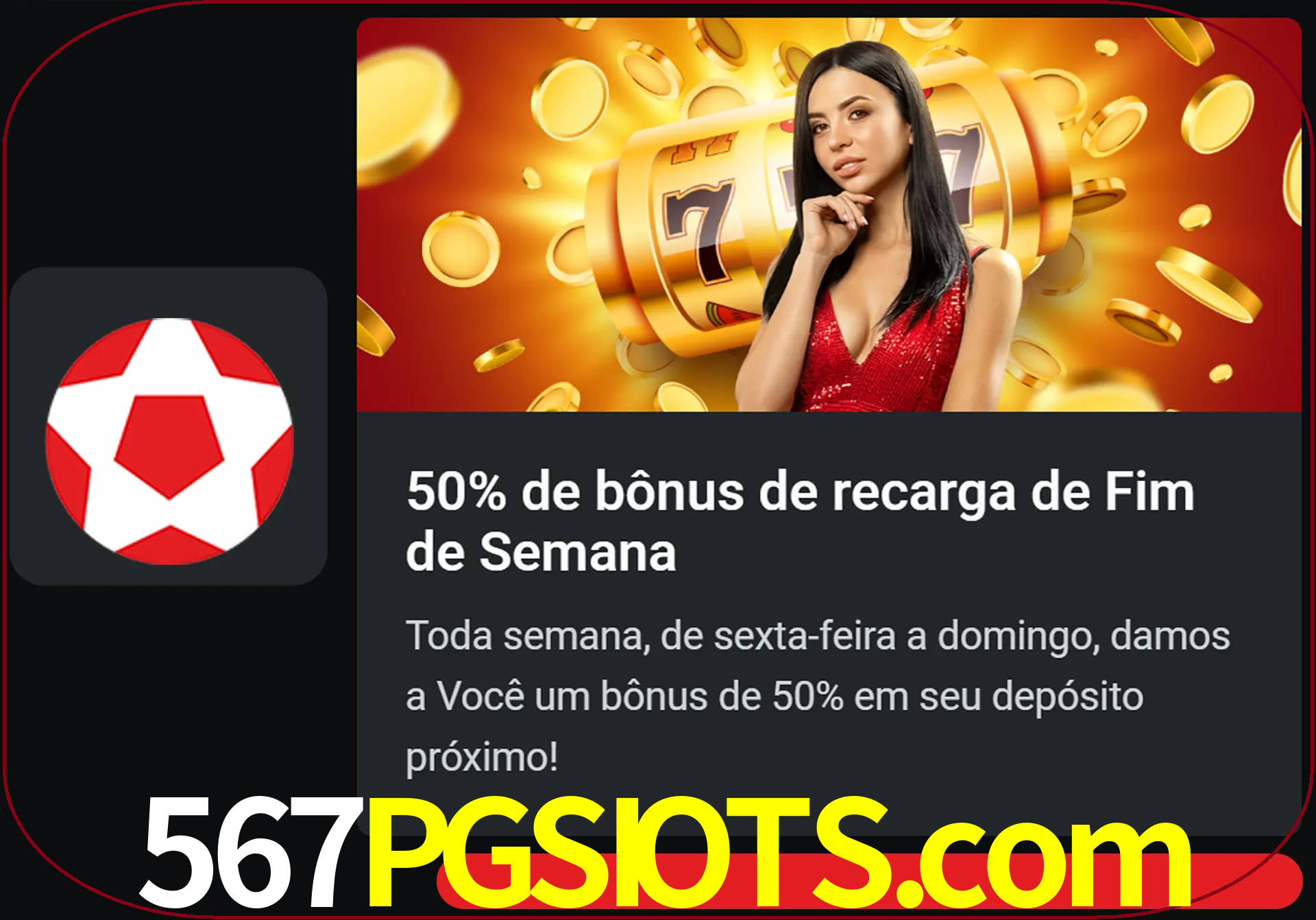 Volte a cada semana para receber novos bônus em dinheiro.