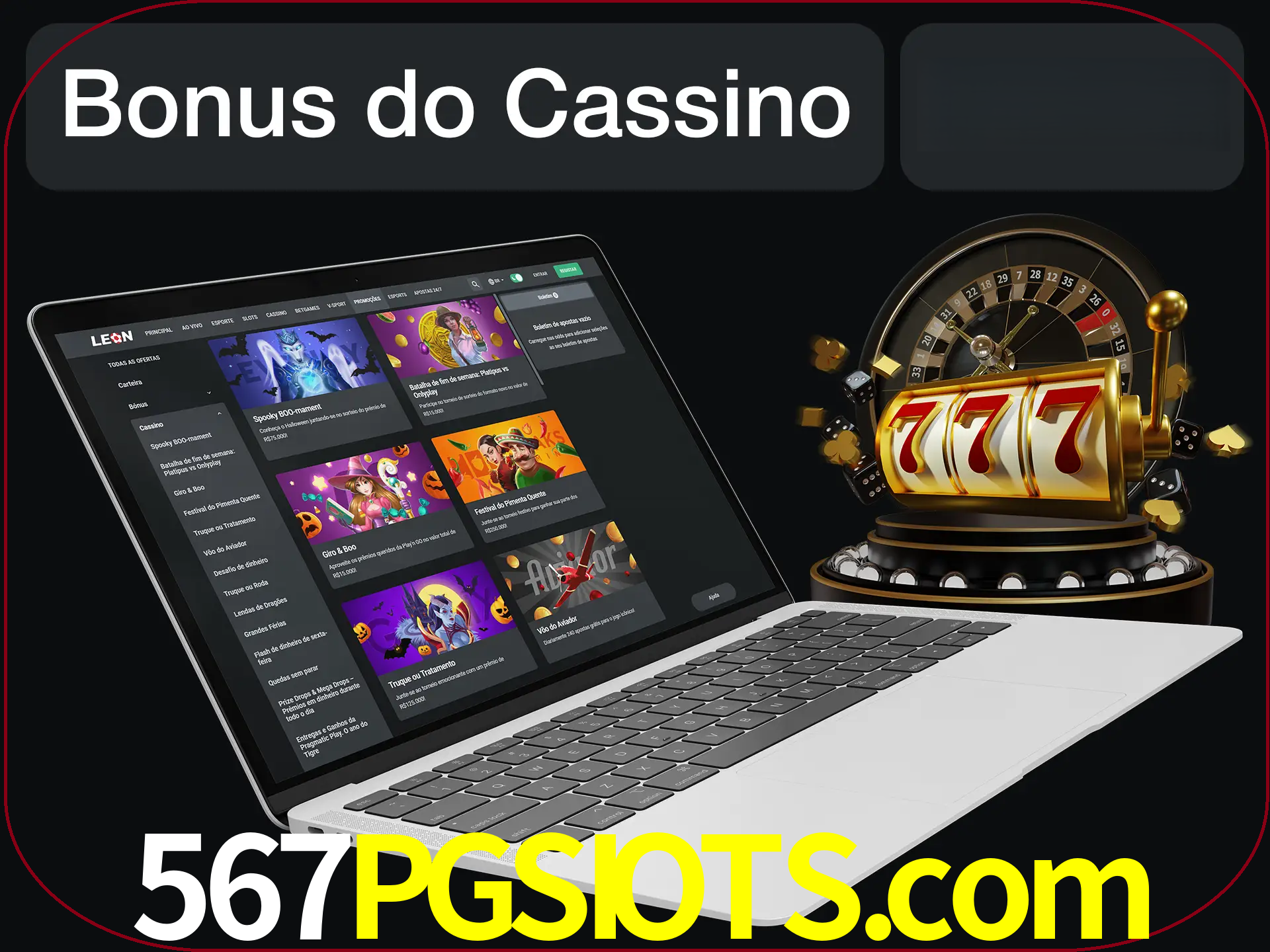 Use o bônus do cassino para começar melhor.