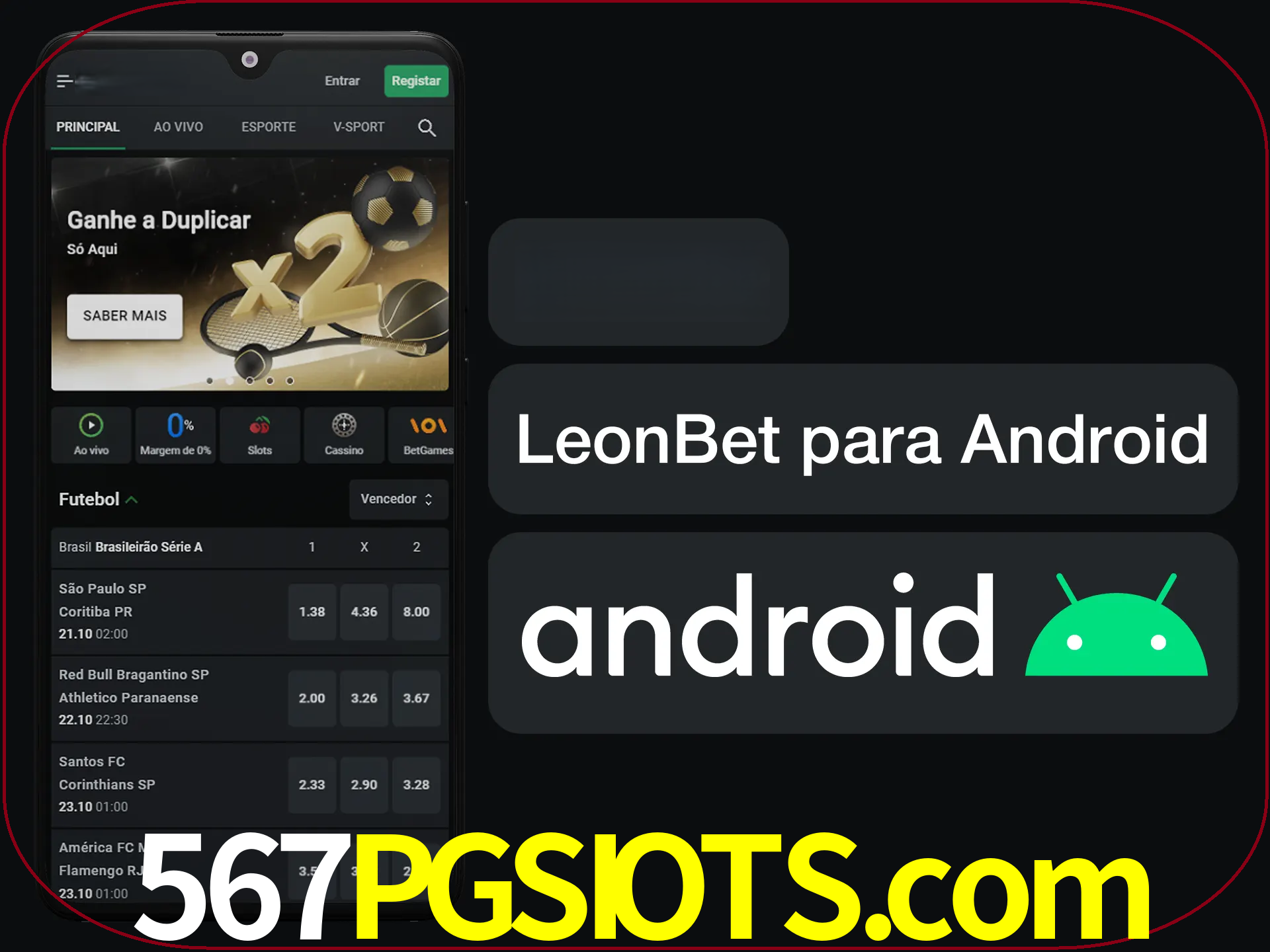 Adquira sua versão poket de LeonBet.