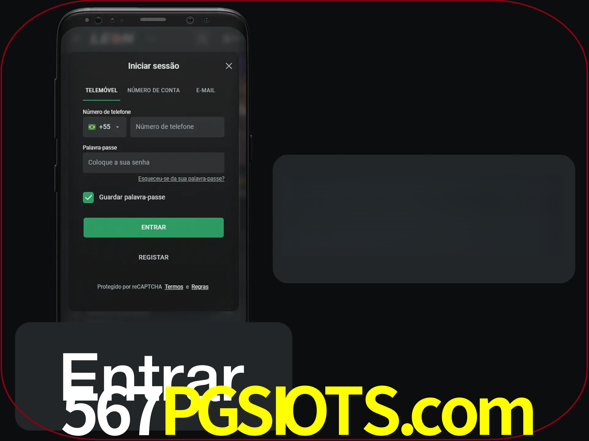 Faça o login para começar a apostar e jogar no cassino.