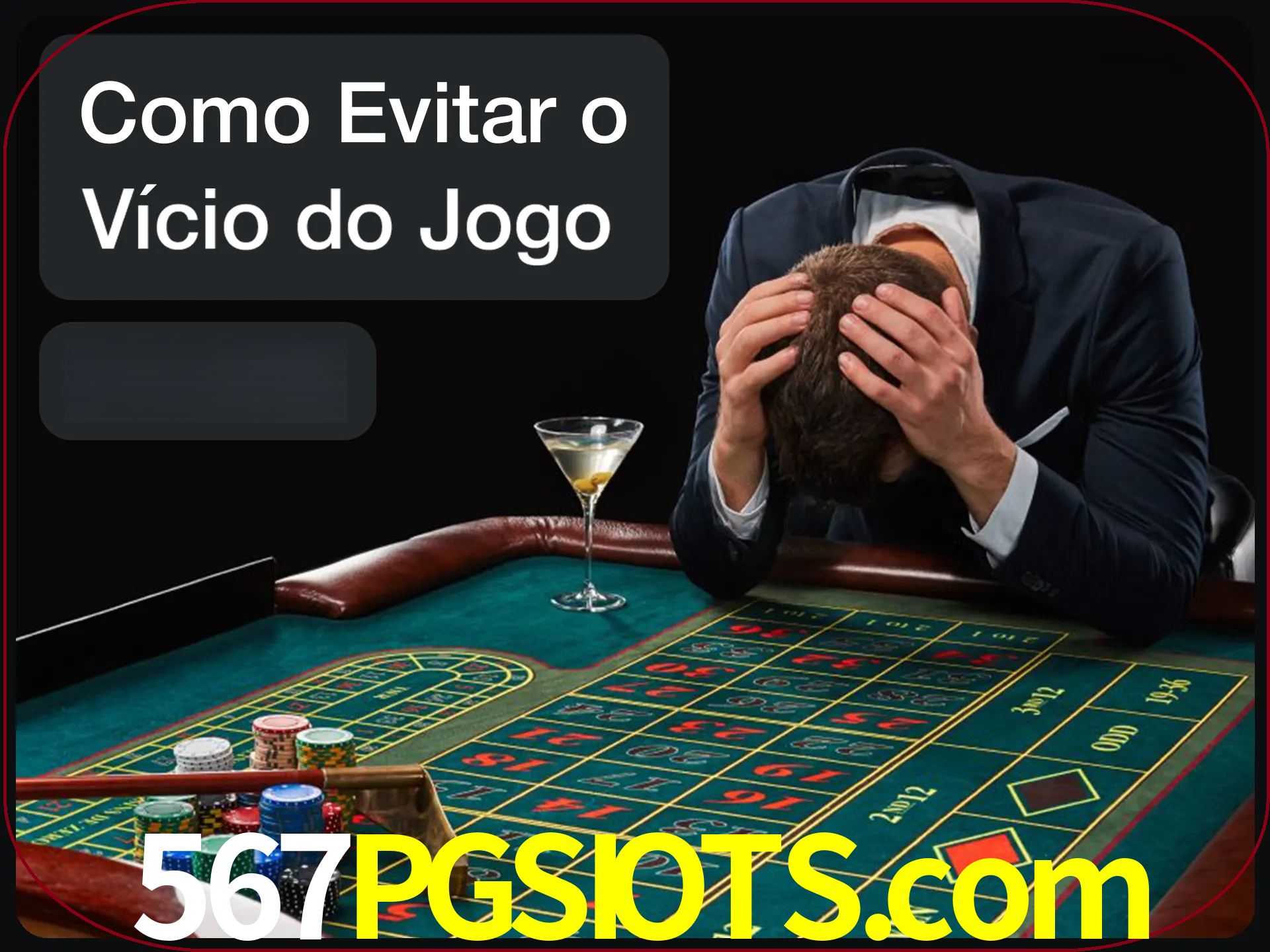 Você é responsável por cada uma de suas apostas.